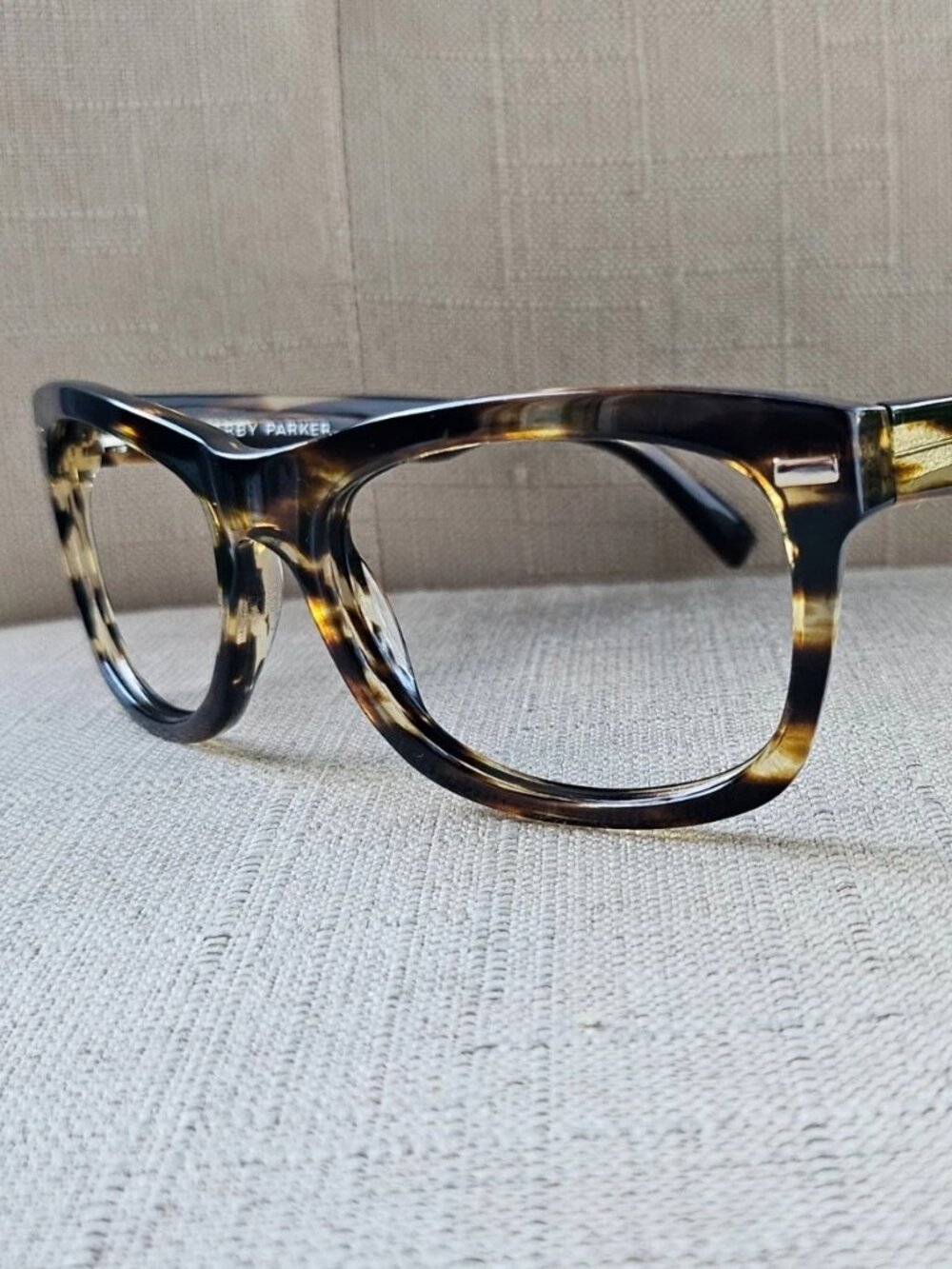 Warby Parker Men Eyeglasses Frame THATCHER 256 Tortoise Eyewear Glasses